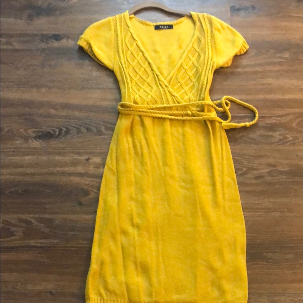 Mustard dress